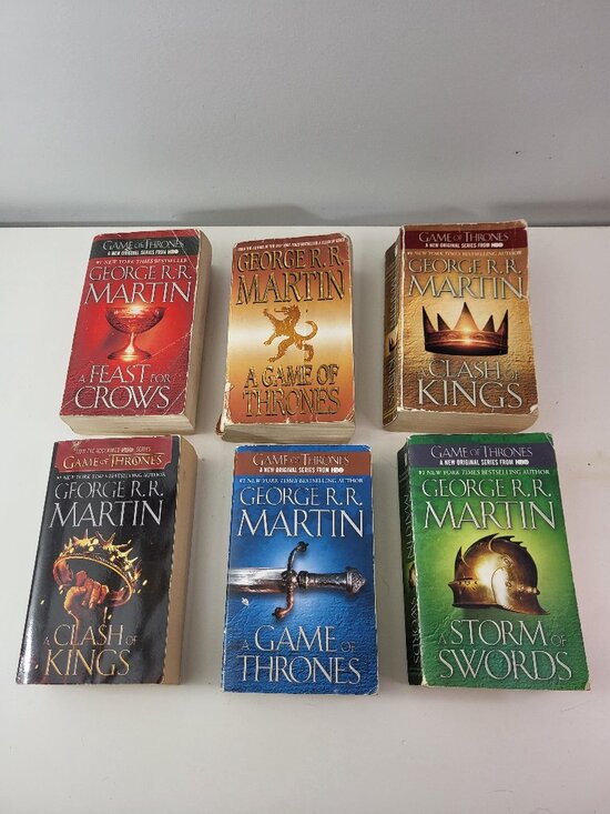 Other - George R.R. Martin A Song of Ice and Fire Books Lot of 6 Game of Thrones